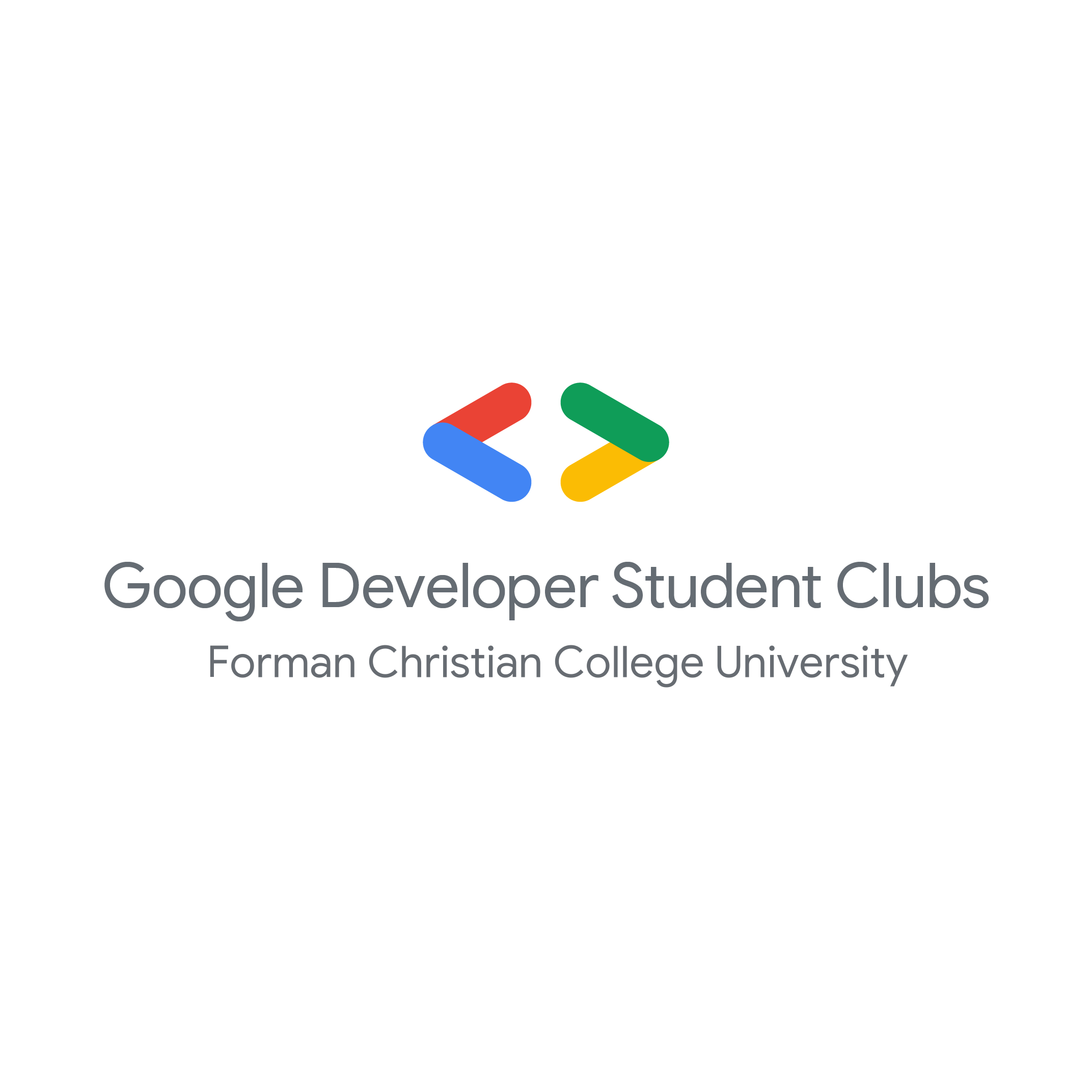 GDSC Forman Christian College University Vertical color